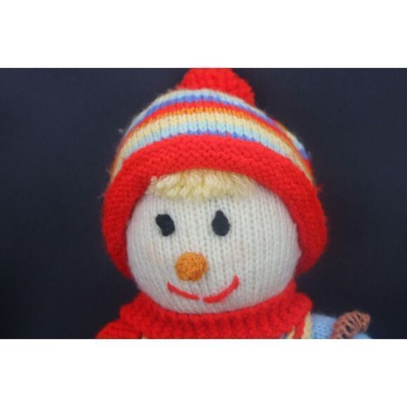 Jean Greenhowe's Scarecrow Family Mom Dad Kid Hand Knitted - Picture 9 of 16